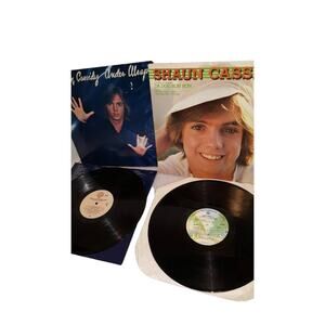 2 Vintage Shaun Cassidy Vinyl Record Albums Da Doo Ron Run Under Wraps
